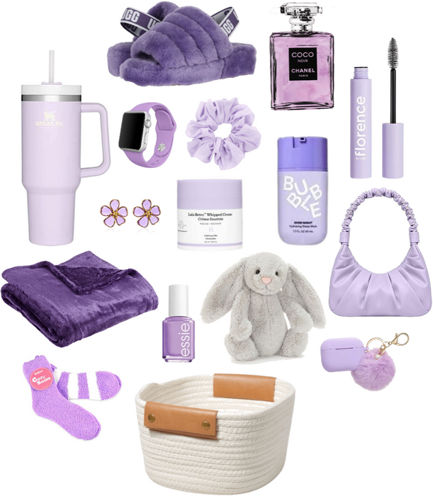 purple burrr basket