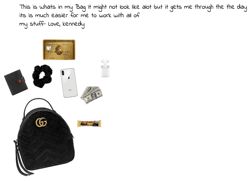 WHATS IN YOUR BAG- kennedy