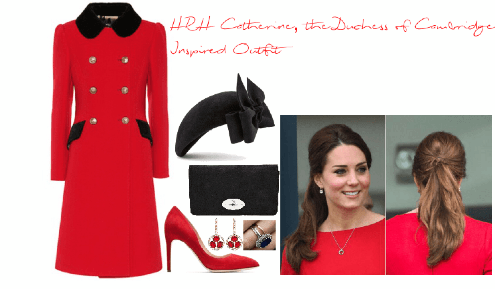 Her Royal Highness Catherine, the Duchess of Cambridge Inspired Outfit