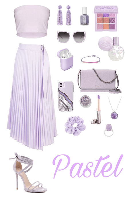 Muted Pastels Look: Lavender