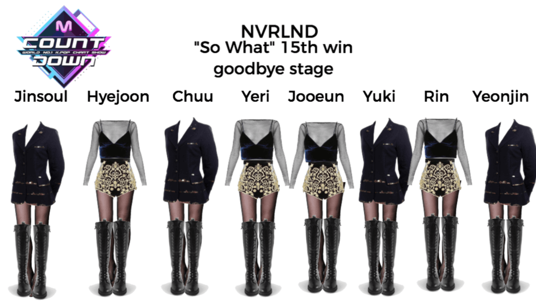 NVRLND "So What" 15th win goodbye stage
