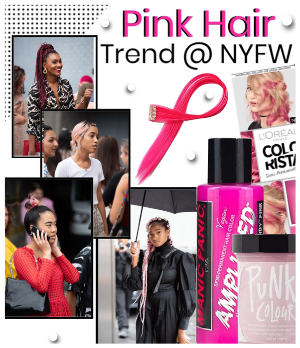 Pink Hair Trend NYFW