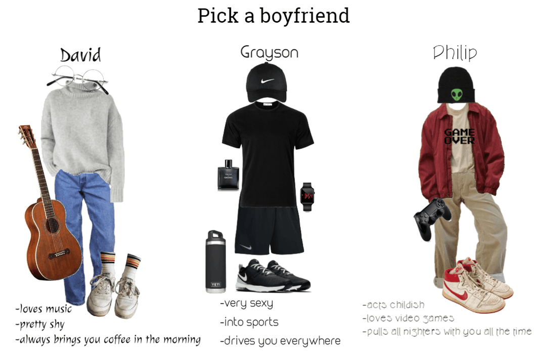 Pick a boyfriend