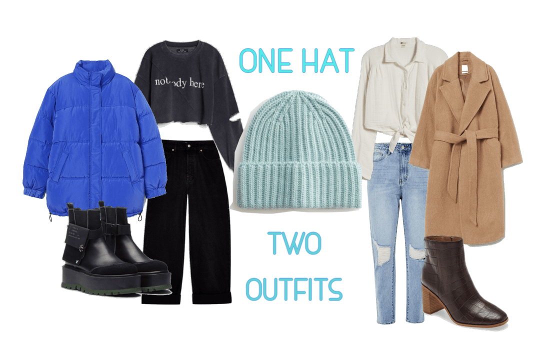 One hat two outfits