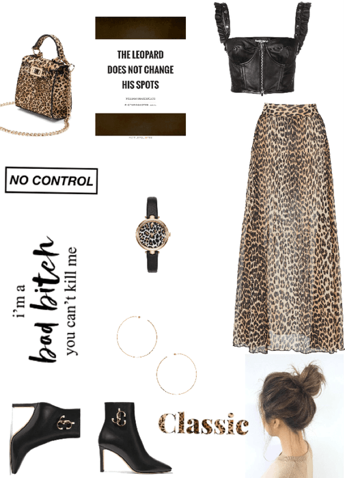 leather leopard
