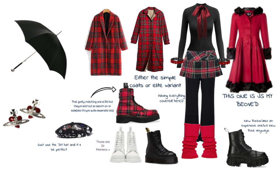 Vivienne Westwood Inspired Rainy day Outfit