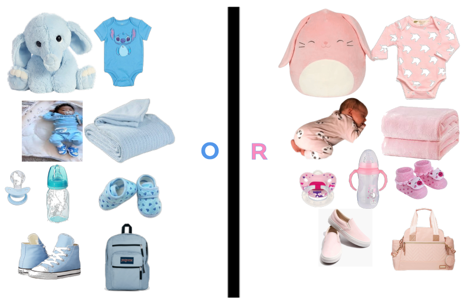 blue baby or pink baby