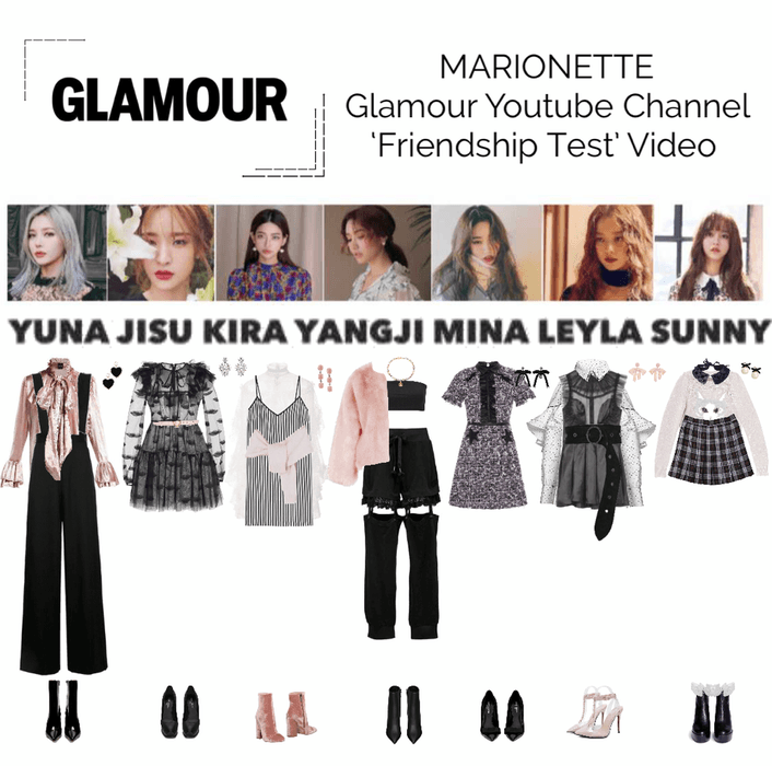 MARIONETTE (마리오네트) Glamour YouTube Channel | ‘MARIONETTE Take a Friendship Test’