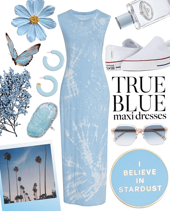 true blue tee dress