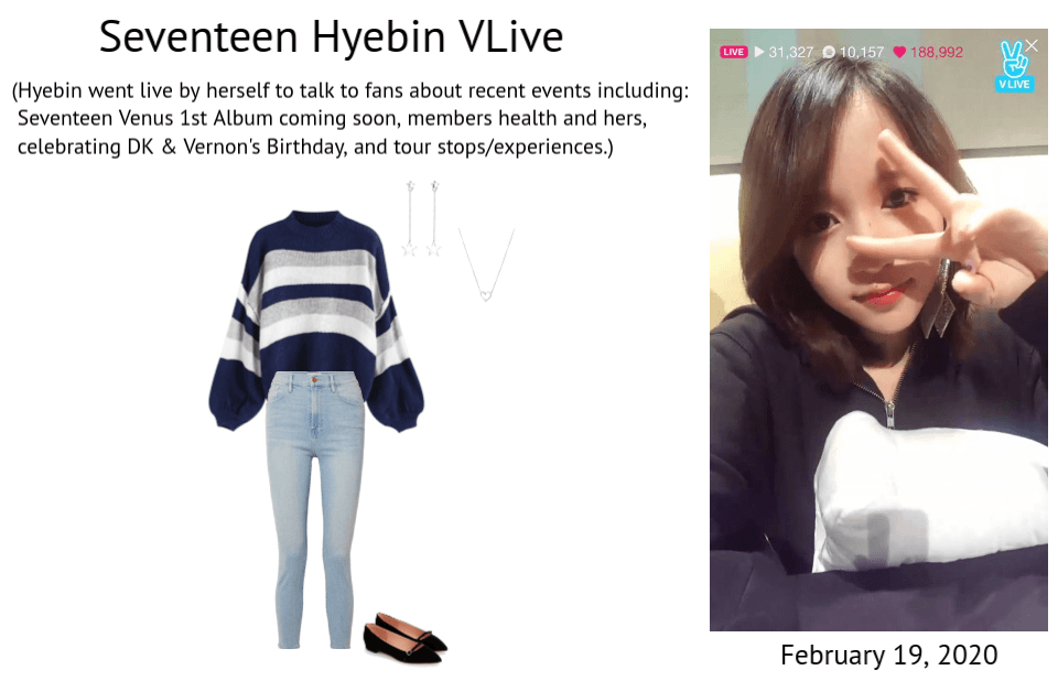 Seventeen Hyebin Solo Vlive