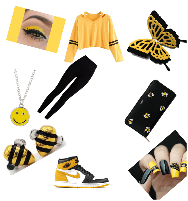 Black and yellow outfit 💛🖤💛🖤💛🖤💛🖤💛🖤