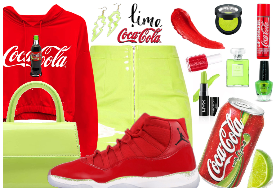 Lime cocacola