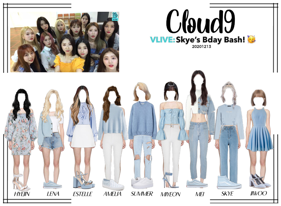 Cloud9 (구름아홉) | VLIVE: Skye's Bday Bash! | 201213