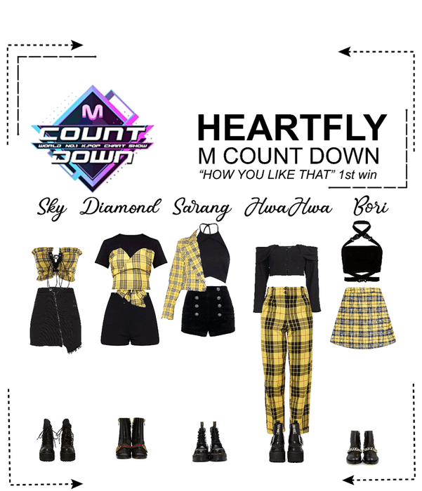 HEARTFLY (하트플라이요) M COUNT DOWN “HOW YPU LIKE THAT” 1ST WIN