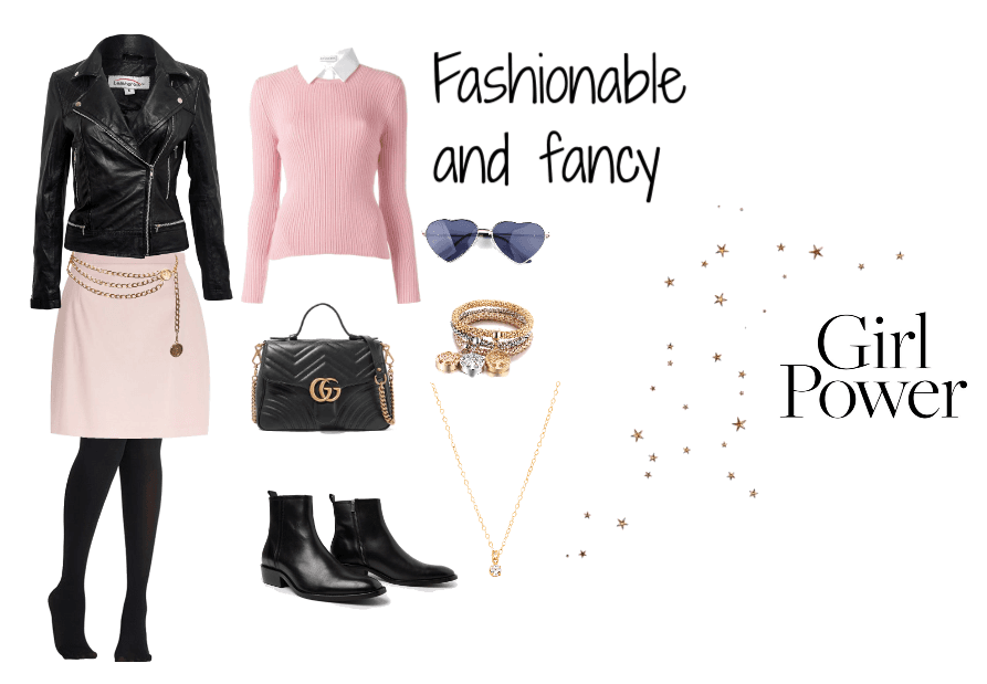 Fashionable and girly