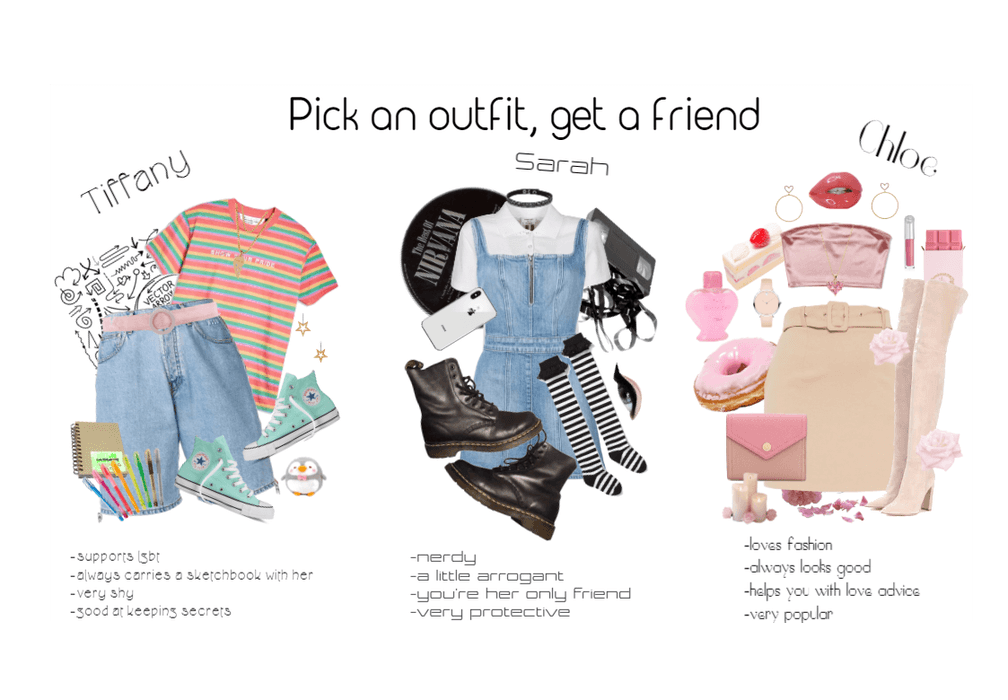 Pick an outfit, get a friend