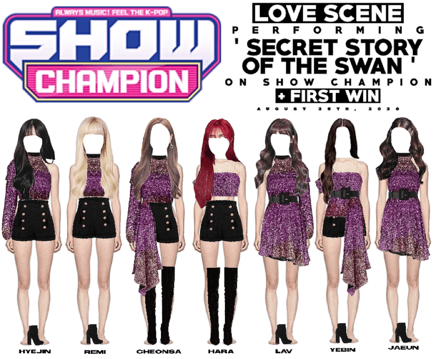 LOVE SCENE | 200826 SHOW CHAMPION STAGE | ‘SECRET STORY OF THE SWAN’ + FIRST WIN