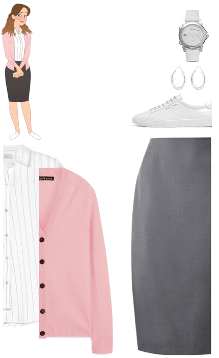 Pam Beesly, Fall Office outfit