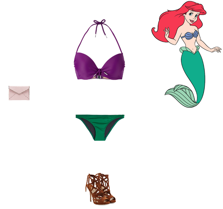 Ariel Inspired Beach Outfit
