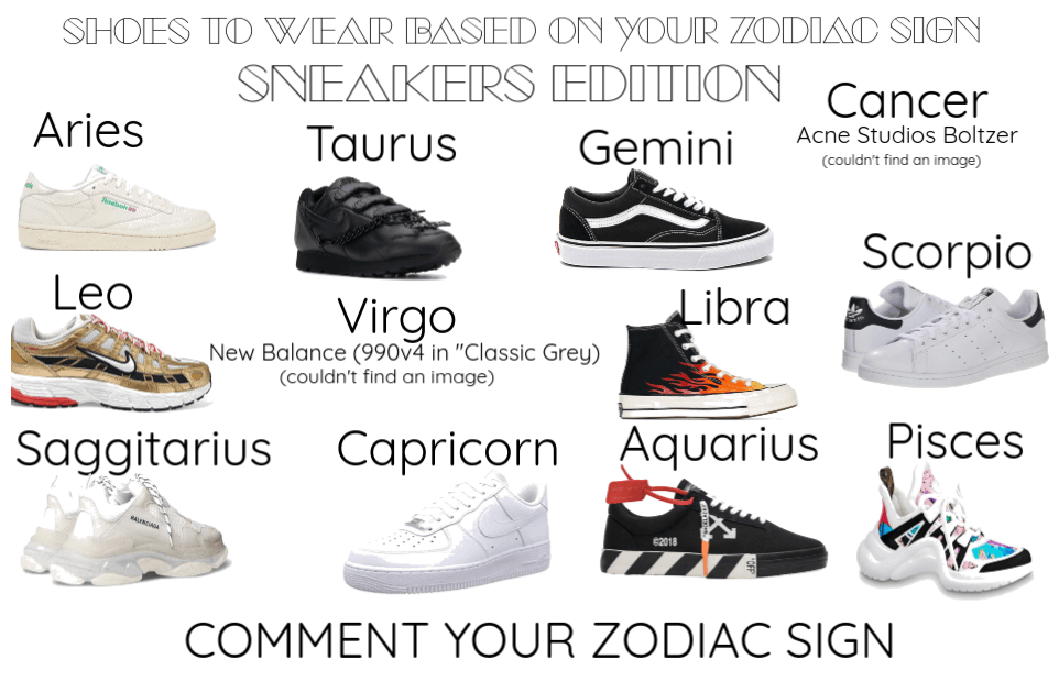 The Best Shoes To Wear Based on Your Zodiac Sign