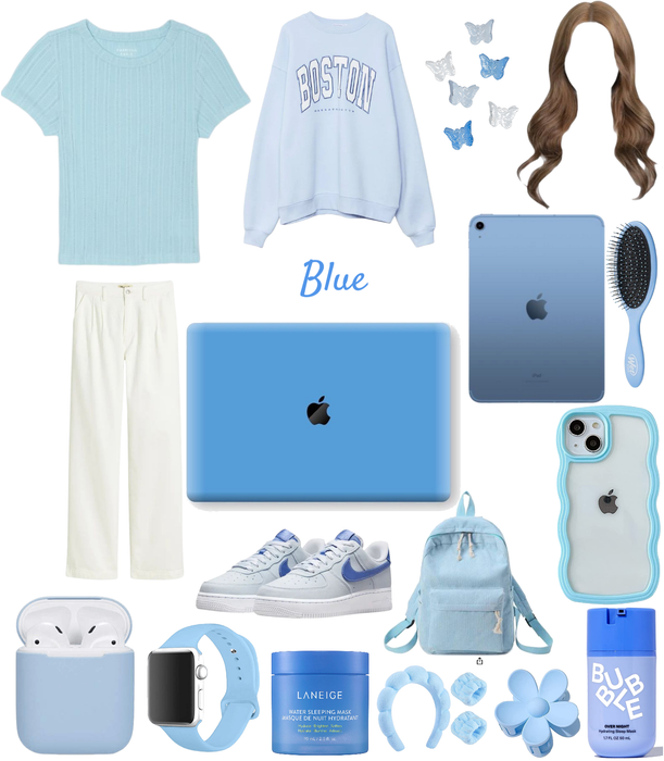 soft blue