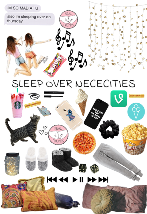 sleepover necessities