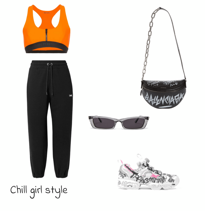 chill girl outfit