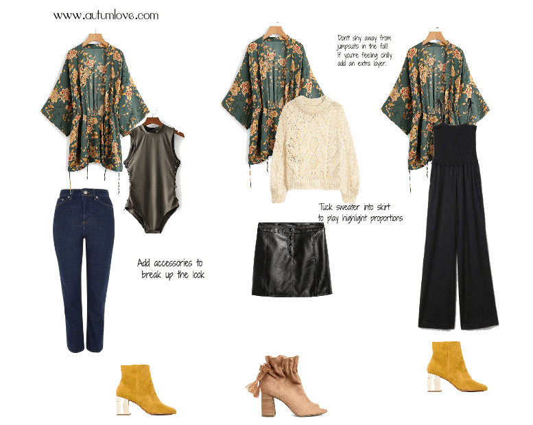 How to Style Kimonos in the fall