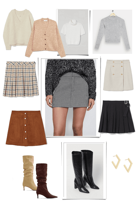 Fall outfit mit skirt