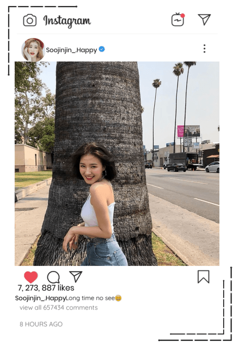 Crushes Soojin Instagram Update