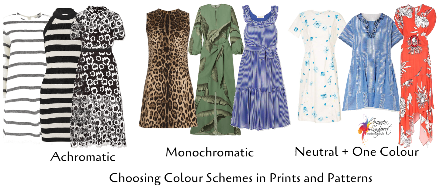 Choosing colour schemes in prints and patterns