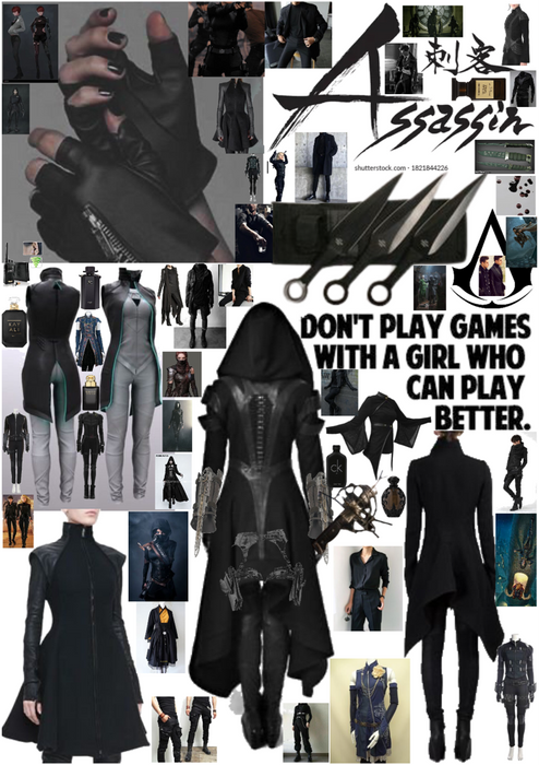 Modern Fantasy Assassin Wardrobe