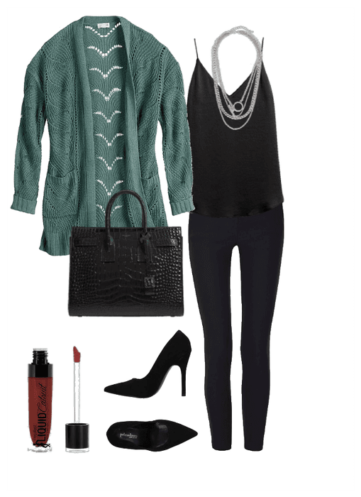 Blk and Green Chic