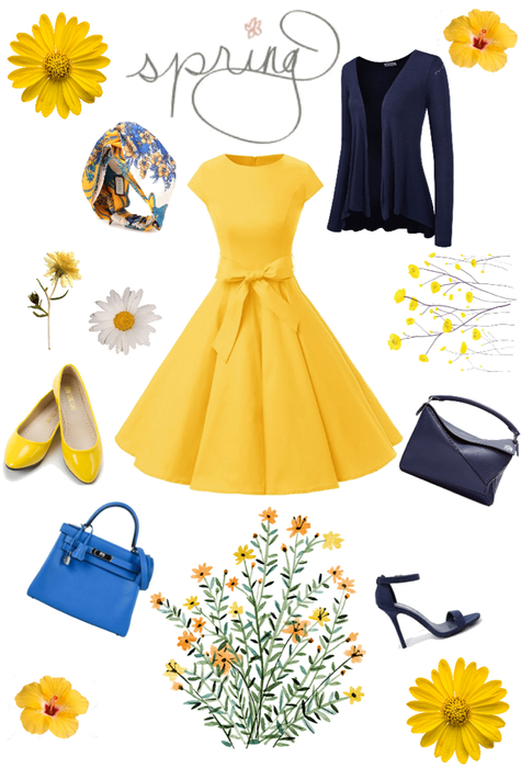 One Dress Two Options: Spring Yellow