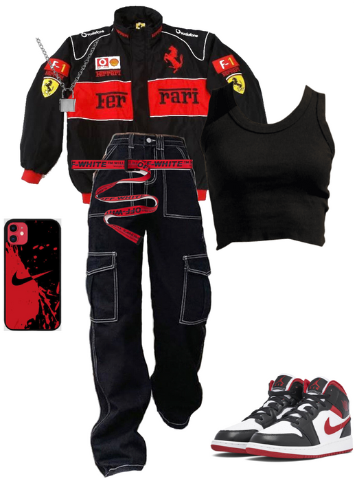 Red Racing Outfit