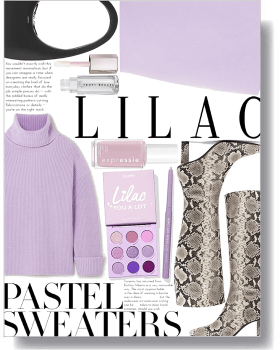 pastel sweaters: lilac 💜