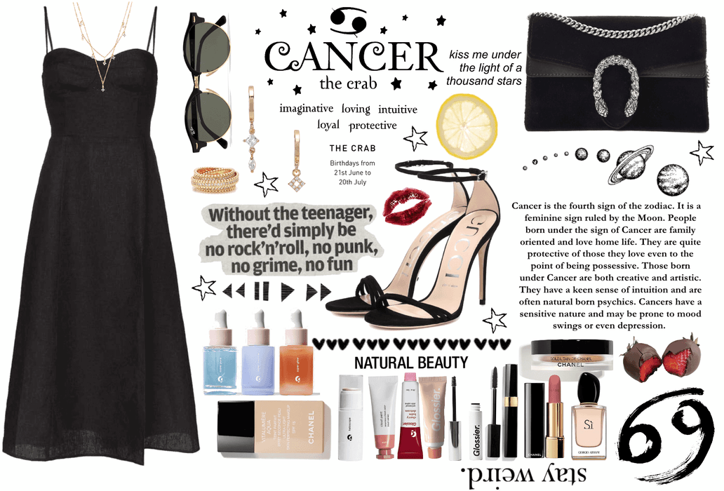 Cancer style: a mysterious girl