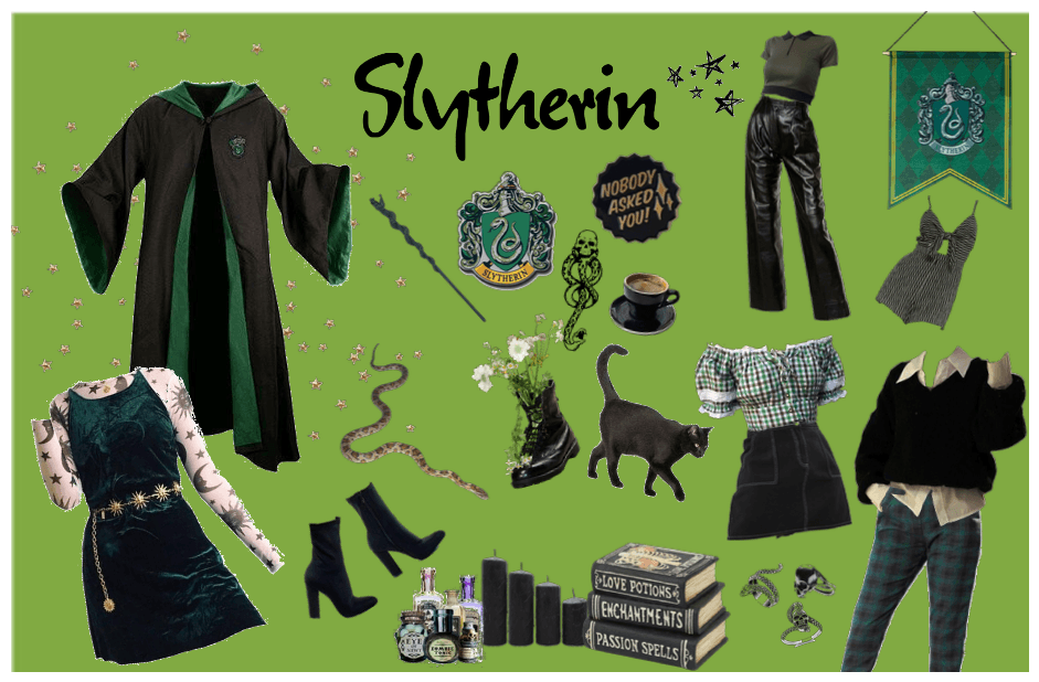 Slytherin - Inspo for a hogwarts student
