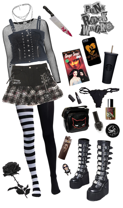 Real Mall Goth Outfits