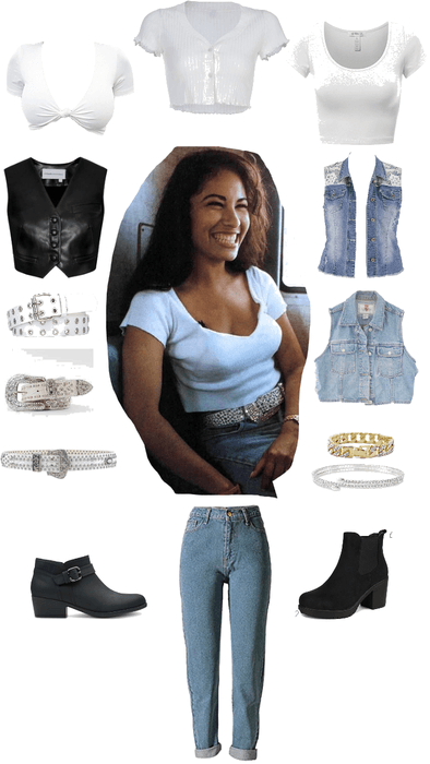 Selena Quintanilla Outfit Inspo Inspired 90s Outfit