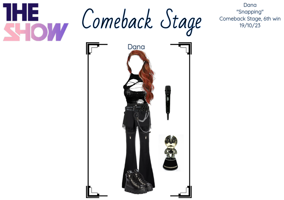 Dana snapping solo comeback stage the show