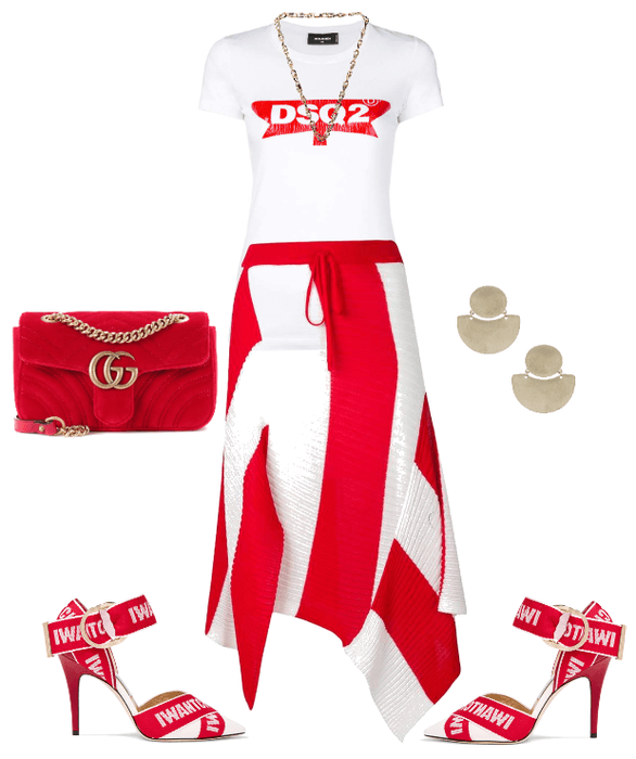 Red & White Spring/Summer Look