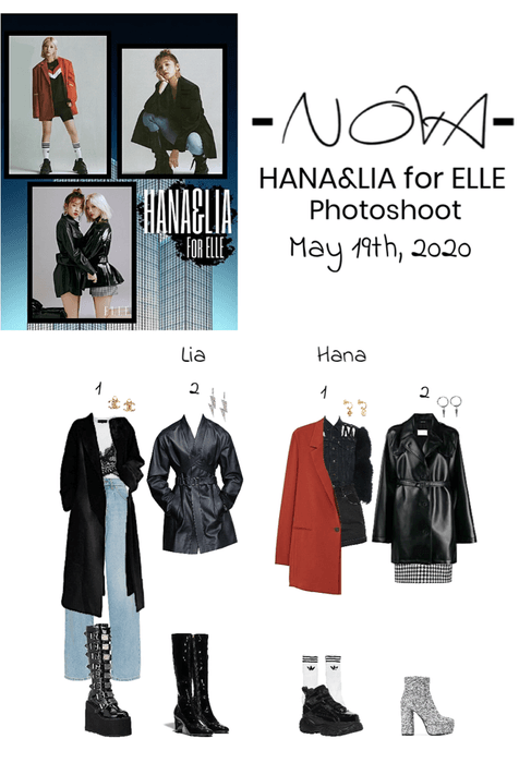 -NOVA- HANA&LIA for ELLE Photoshoot