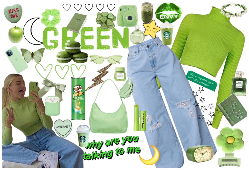 Green preppy!!