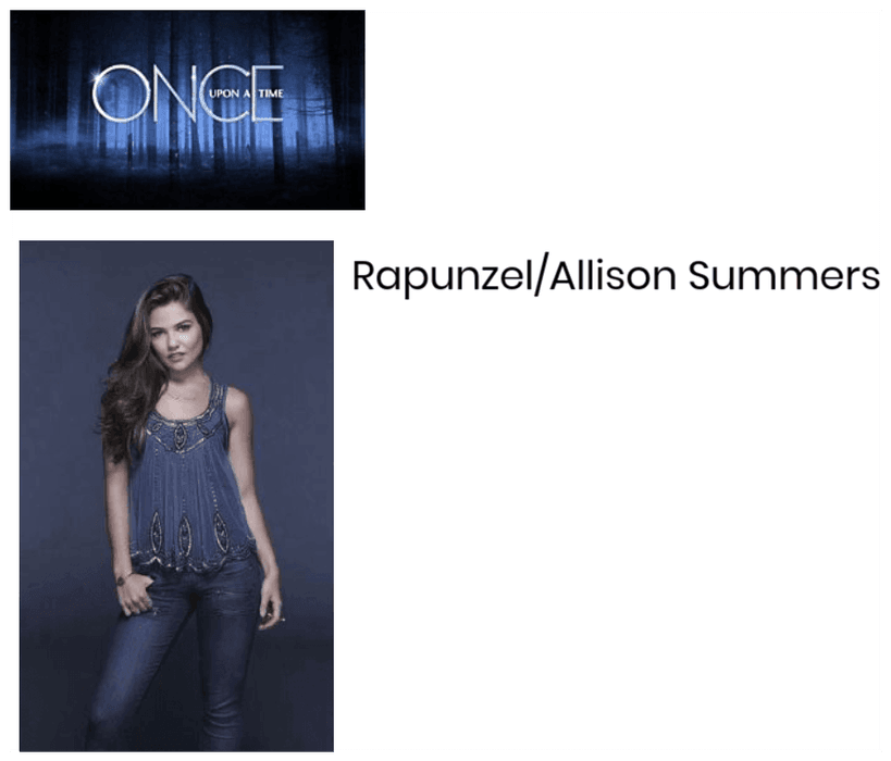 Rapunzel/Allison Summers: My Once Upon a Time OC