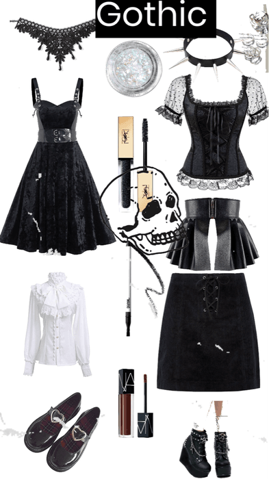 gothic / emo outfit