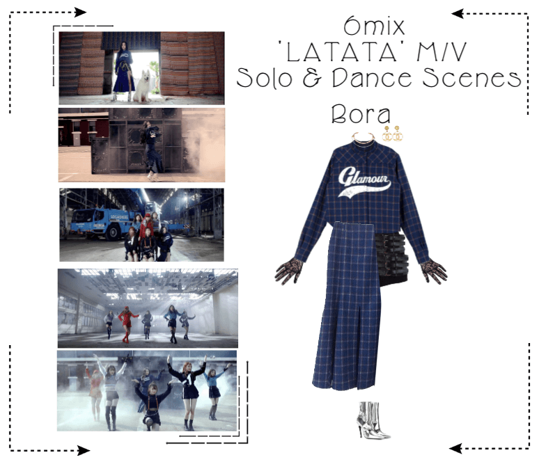 《6mix》'LATATA' Music Video-Bora's 1st Outfit Scene