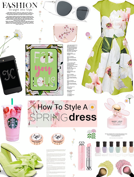how to style a spring dress.   My Style