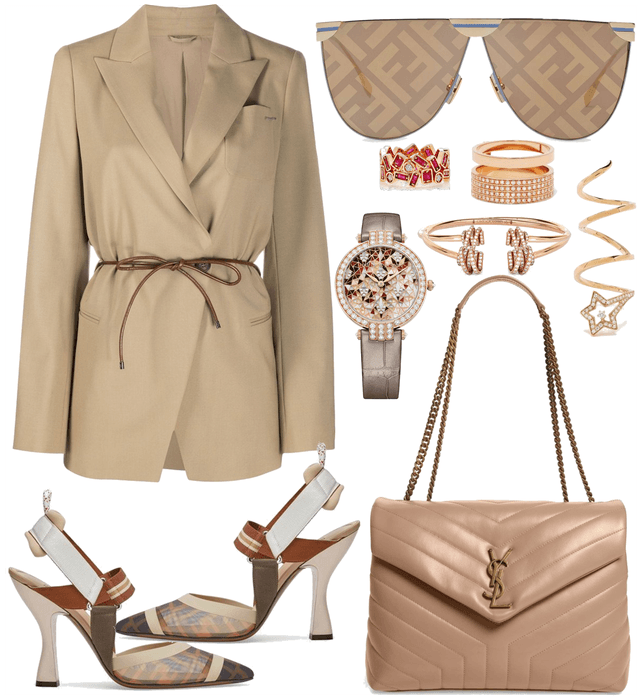 Beige Nude Outfit