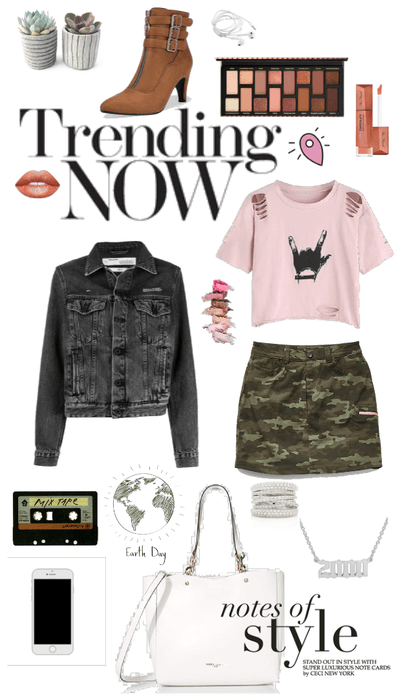 pink and camo outfit